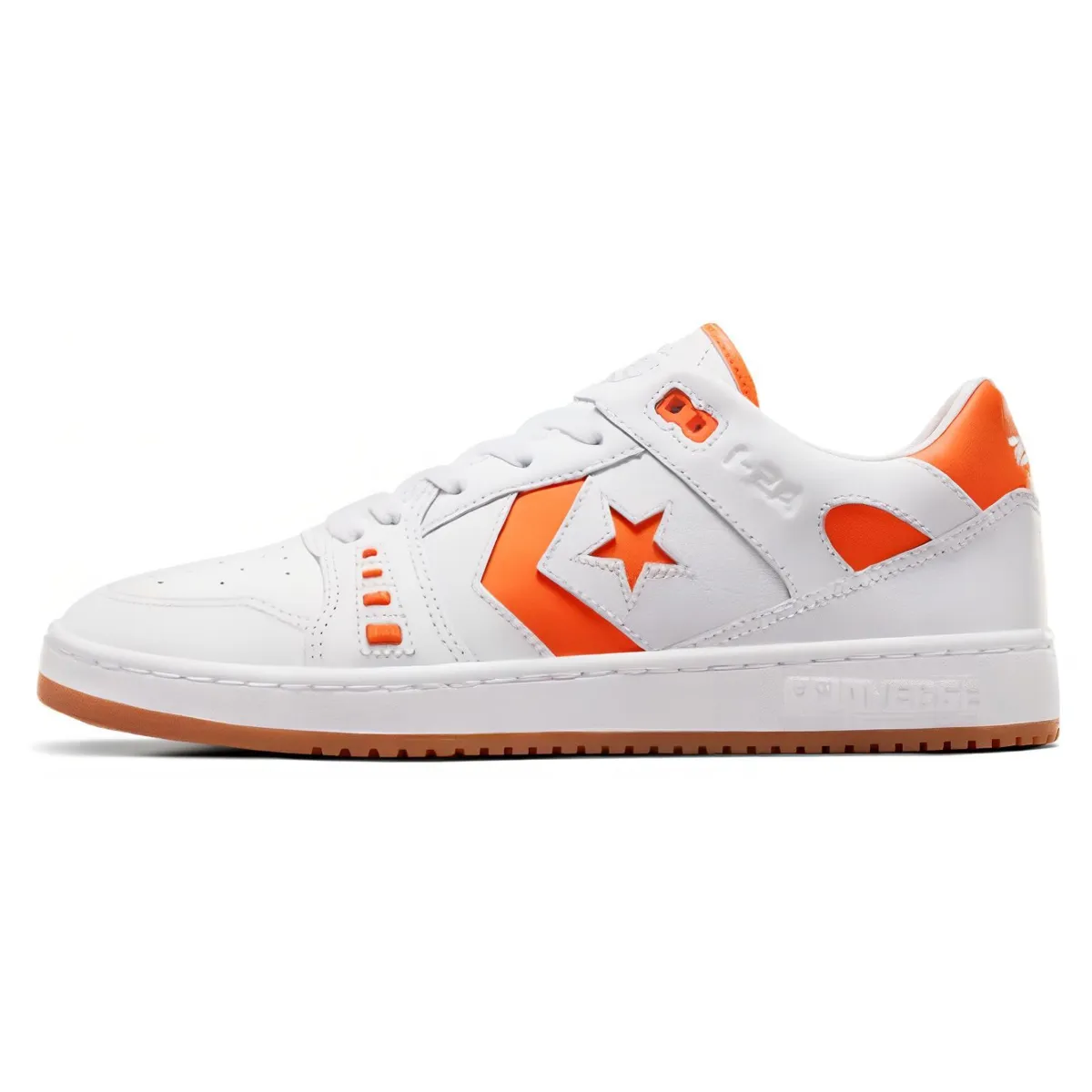 Converse As 1 Pro Low top Skateboard Shoes Unisex White Orange