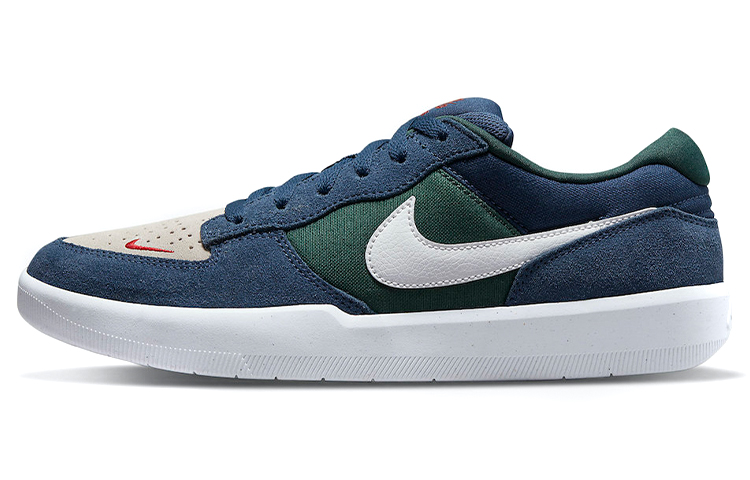Кеды Nike SB Force 58 (сине-зелено-белые)