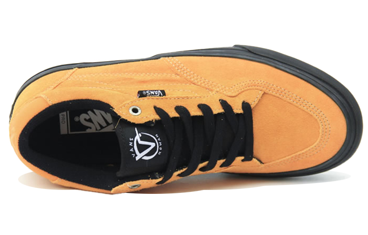 Кеды Vans Roman Pro (оранжевые) — фото 3