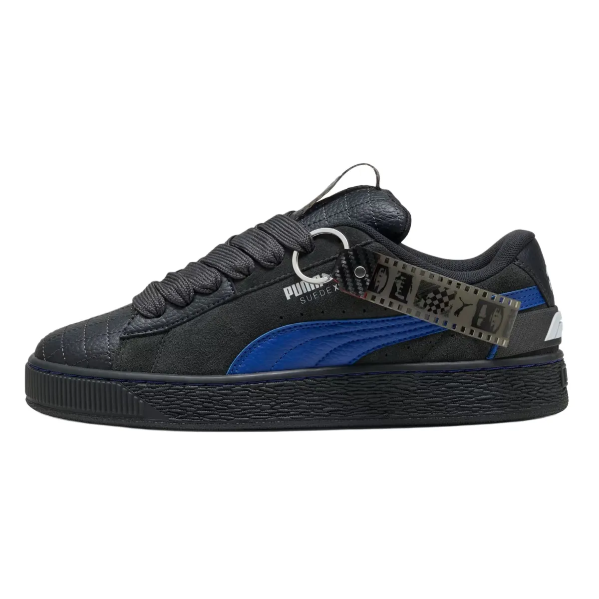 PUMA Suede Xl Formula 1 75 Years Hero Pack Black Vivid Blue