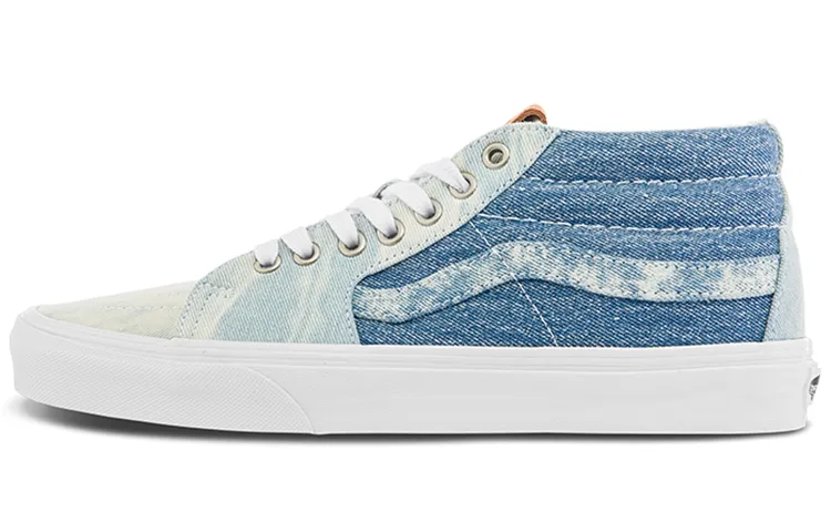 Sk8 Vans-Mid 'Washed Denim'