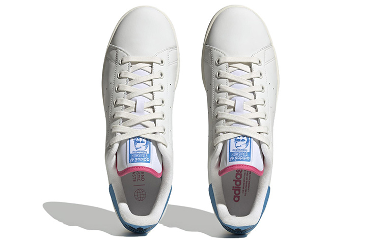 Мужские кеды adidas originals STAN SMITH (бело-синие) — фото 4
