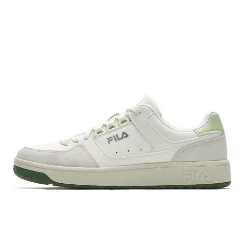 FILA TARGA 1 Abrasion Resistant Low top Skateboard Shoes Women's White Green