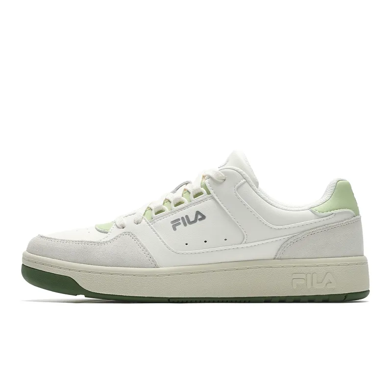 FILA TARGA 1 Abrasion Resistant Low top Skateboard Shoes Women's White Green