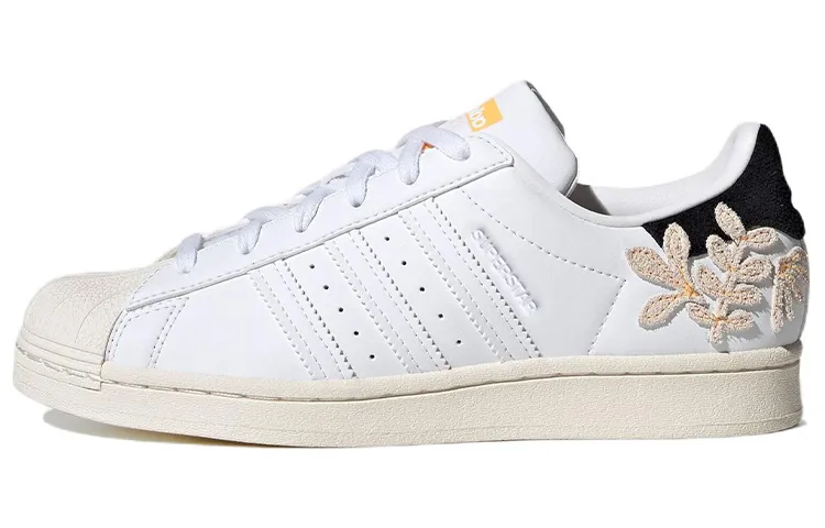 Adidas Wmns Superstar 'Floral Patches - White Flash Orange' Women's
