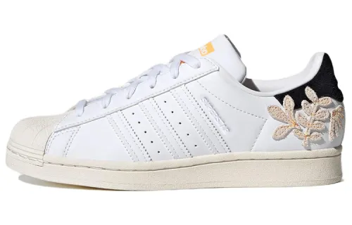 Adidas Wmns Superstar 'Floral Patches - White Flash Orange' Women's