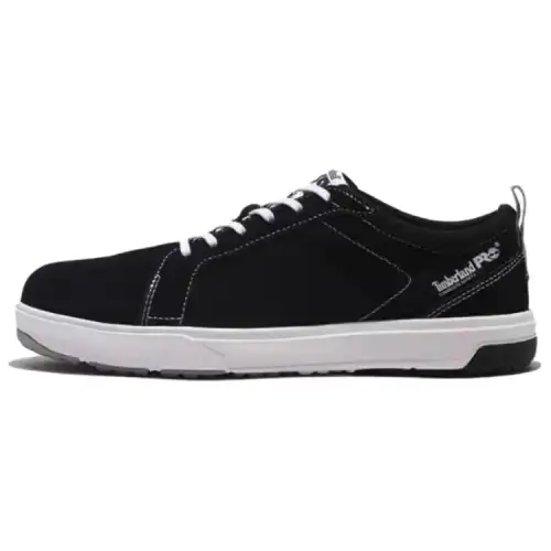 Timberland GREENSTRIDE™ BERKLEY COMP TOE Cushioning Abrasion Resistant Low top Skateboard Shoes Men's Black White
