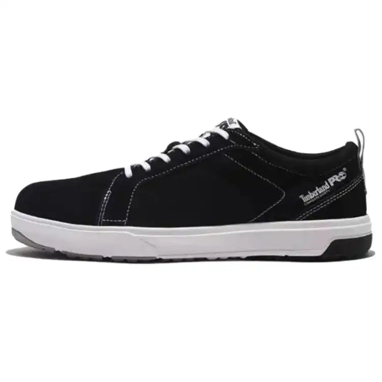Timberland GREENSTRIDE™ BERKLEY COMP TOE Cushioning Abrasion Resistant Low top Skateboard Shoes Men's Black White