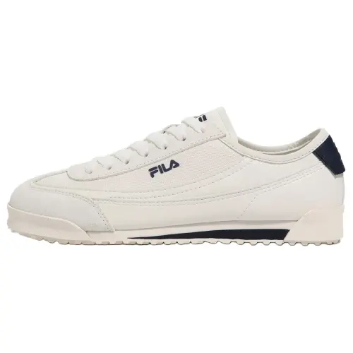 FILA Abrasion Resistant Low top Skateboard Shoes Unisex White Blue