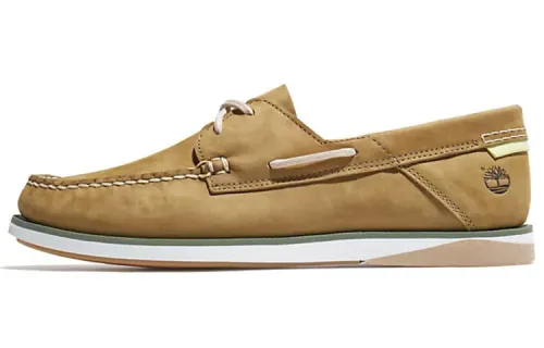 Timberland Skateboard Shoes Men's Low Top Beige Brown
