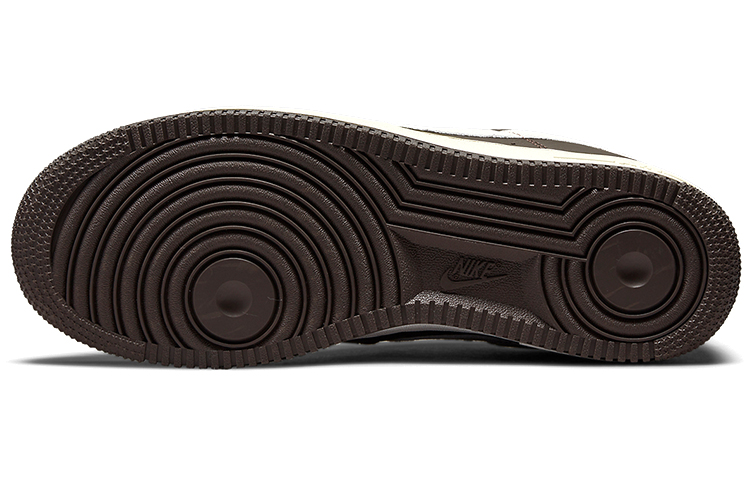 Кеды Nike Air Force 1 "Dark Chocolate" (коричнево-белые) — 巧克力色 — фото 6