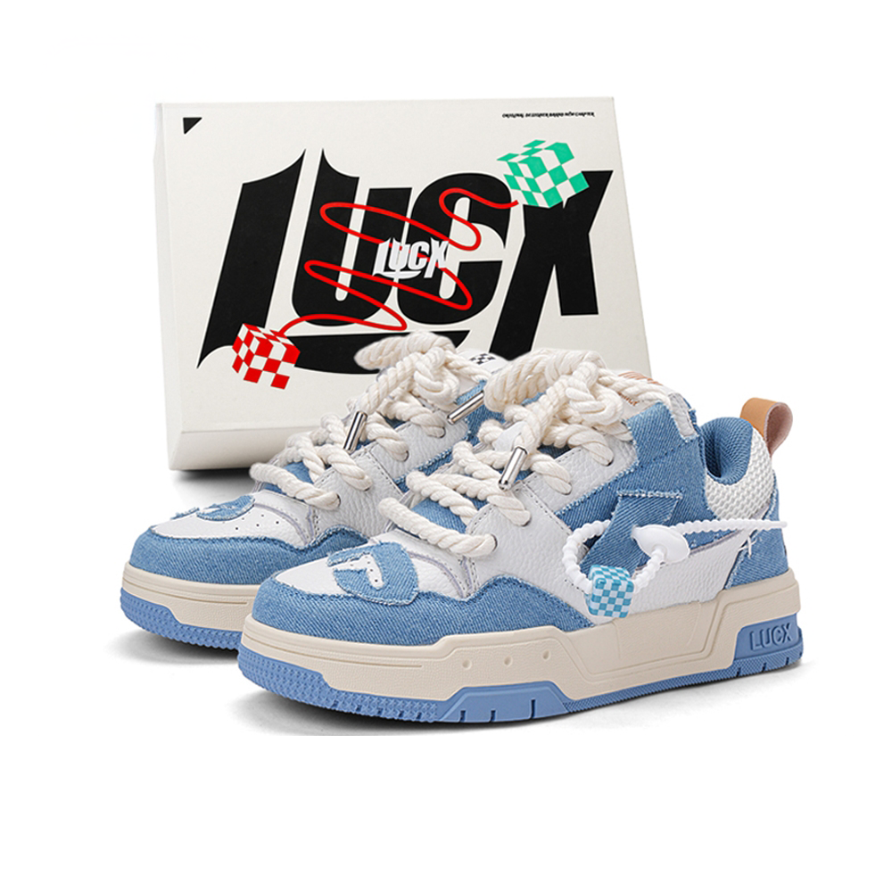 LUCX Lucky Shoes Height Increasing Low top Skateboard Shoes Unisex