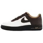 Nike Air Force 1 Cushioning, Wear Resistant Low top Skateboard Shoes Unisex Brown