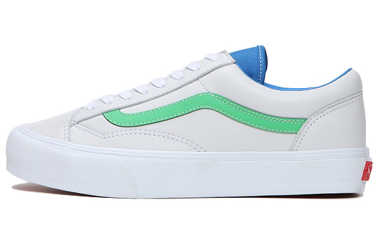 Кеды Vans Style 36 (бело-зеленые)