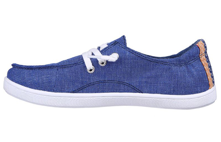 Skechers Bobs Skateboard Shoes Women's Low Top Blue/White