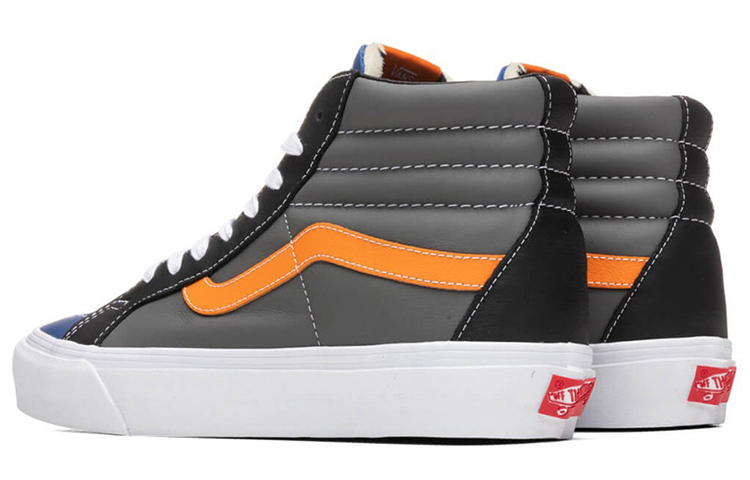 Кеды Vans SK8 Reissue EF VLT LX (синие) — Синий / чёрный — фото 4