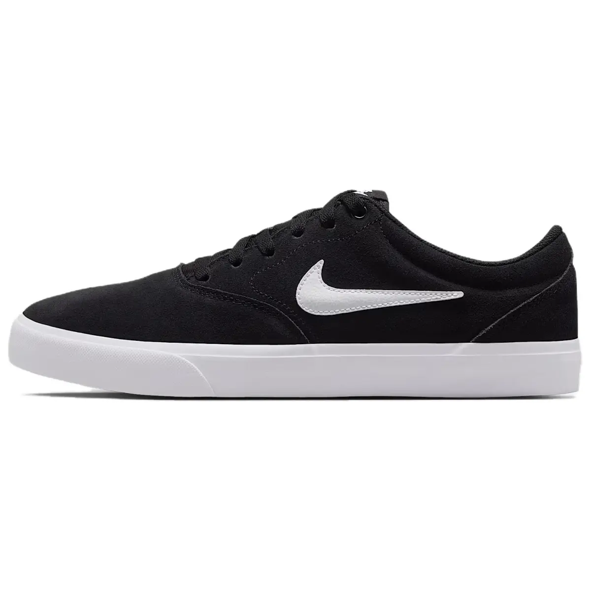 Nike Charge Slip Resistant Abrasion Resistant Low top Skateboard Shoes Men's Black
