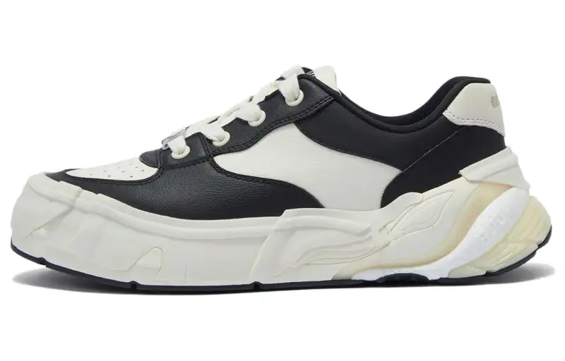 Li Ning Wuji BR Slip Resistant Cushioning Slip Resistant Cushioning Low top Skateboard Shoes Men's Black