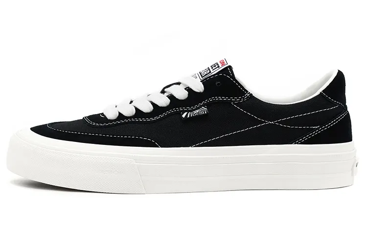 Vision Street Wear Flat Top Low top Skateboard Shoes Unisex Black
