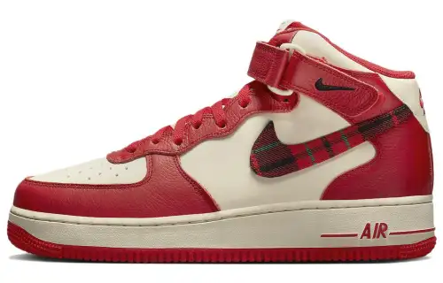 Nike Air Force 1 Mid '07 Lx 'Red Plaid'