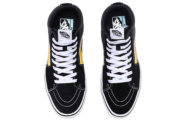 Кеды Vans SK8 (черные из замши) — Чёрный — фото 4