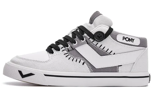 Pony Atop Breathable Low top Skateboard Shoes Women's Gray