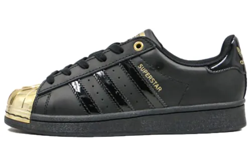 Adidas Wmns Superstar Metal Toe 'Black Gold Metallic' Women's