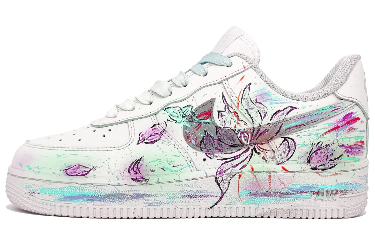 Nike Air Force 1 Slip Resistant Abrasion Resistant Slip Resistant Abrasion Resistant Low top Skateboard Shoes Unisex