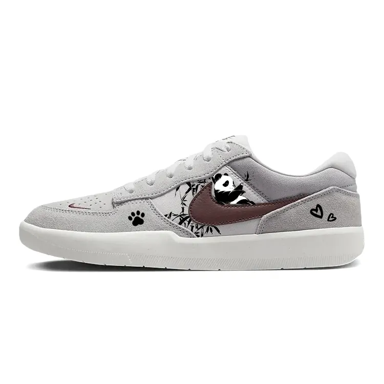 Nike SB Force 58 Slip Resistant, Abrasion Resistant, Lightweight Low top Skateboard Shoes Unisex Gray Brown