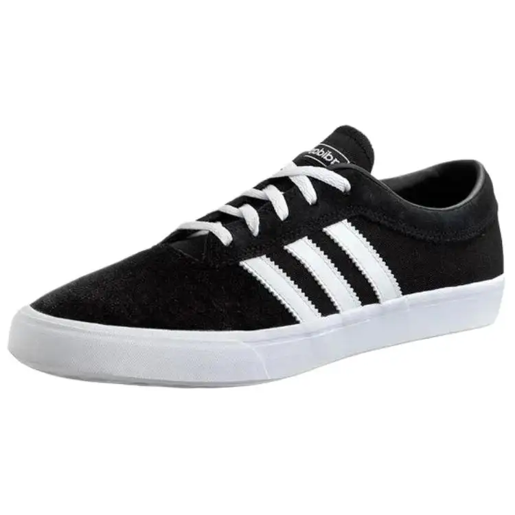 Adidas Originals Slip Resistant Abrasion Resistant Low top Skateboard Shoes Women's Black White