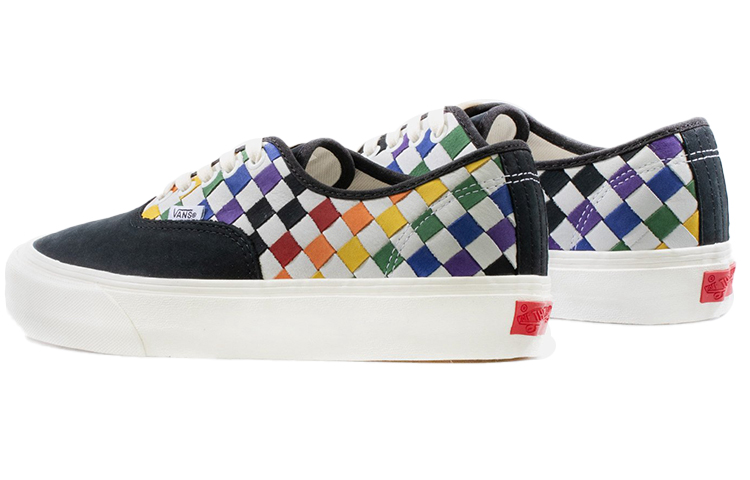 Кеды Vans Authentic Vault VLT (черно-белые) — Чёрный / белый — фото 4
