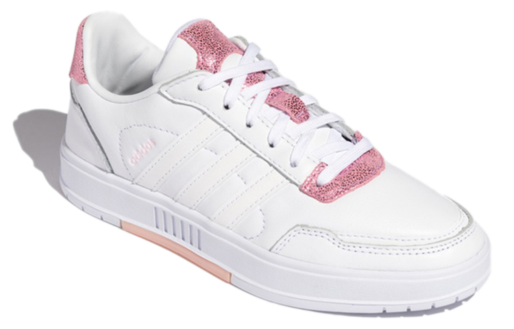 Женские кеды adidas Courtmaster (бело-розовый) — Белый / розовый — фото 3