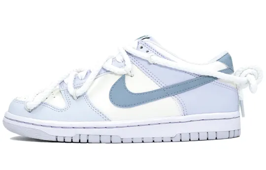 Nike Dunk Sweet Sister Shoes Low-Top Year Of The Dragon Limited Edition Skateboard Shoes Women's Gray White Blue