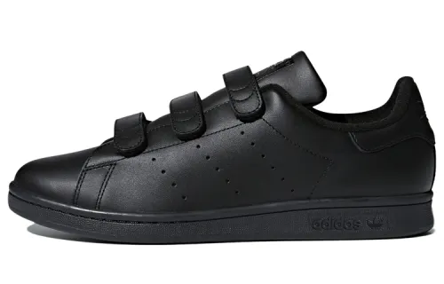 Adidas Originals StanSmith Abrasion Resistant Low top Skateboard Shoes Unisex Black