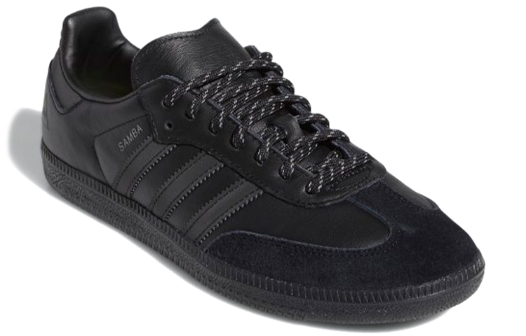 Кеды adidas originals x Pharrell Williams Samba t (черные) — фото 3