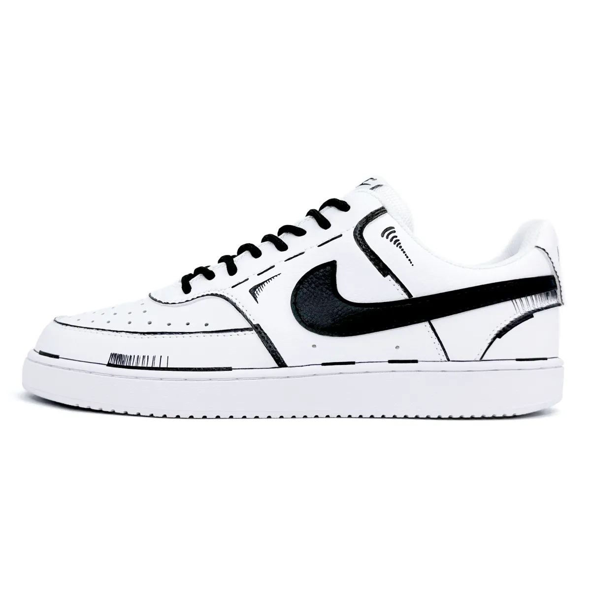 Nike Court Vision 1 Spacetime Tunnel Slip Resistant Abrasion Resistant Slip Resistant Abrasion Resistant Low top