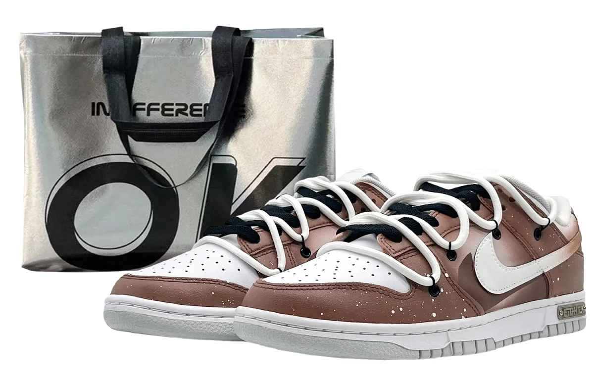 Nike EIGHT% Camel Slip Resistant Cushioning Abrasion Resistant Low top Skateboard Shoes Men's