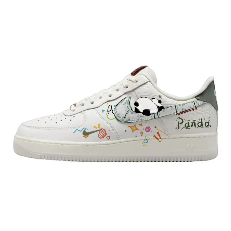 Nike Air Force 1 Slip Resistant, Abrasion Resistant, Lightweight Low top Skateboard Shoes Unisex Beige