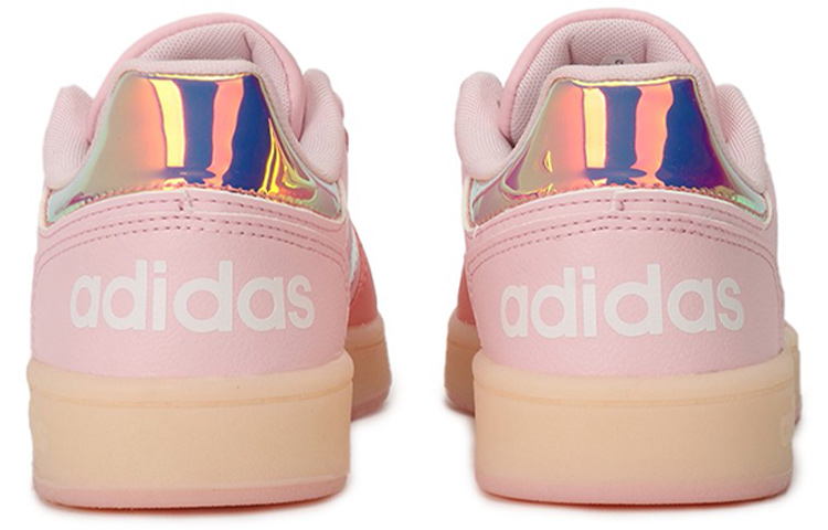 Женские кеды adidas neo Hoops 2.0 (розово-белые) — фото 4