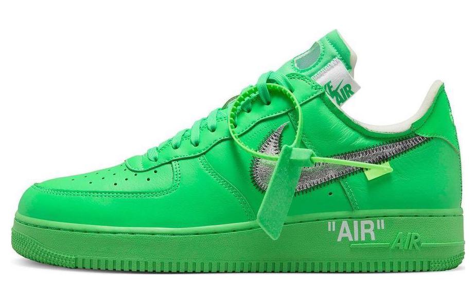 Кеды OFF-WHITE x Nike Air Force 1 "Green" (зеленый)