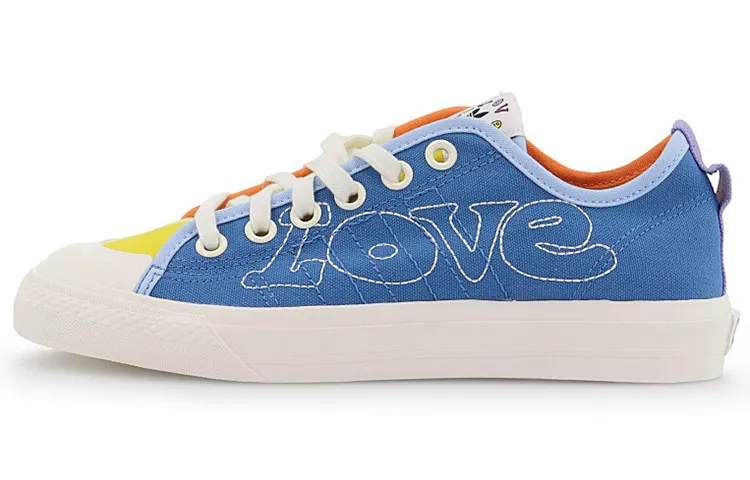 Adidas Originals Canvas Mismatched Slip Resistant, Abrasion Resistant, Lightweight Low top Skateboard Shoes Unisex