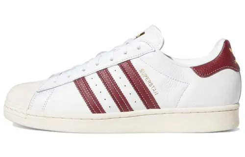 Adidas Superstar 'White Collegiate Burgundy'