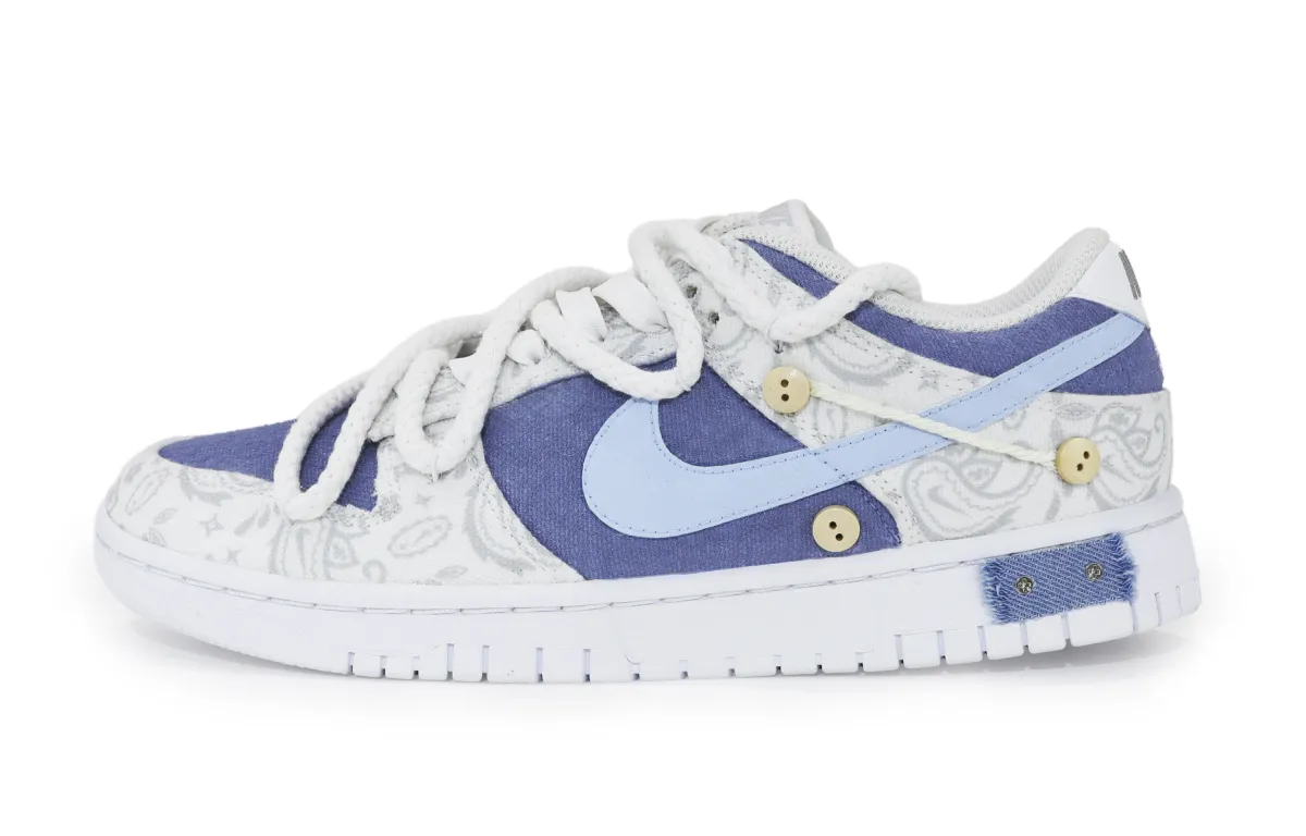 Nike Dunk Skate Shoes Women's Low-top Blue/White