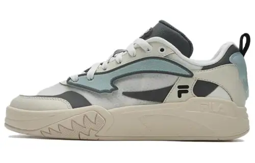 FILA FUSION DESPERADO LOW Cushioning, Wear Resistant Low top Skateboard Shoes Women's Beige Blue