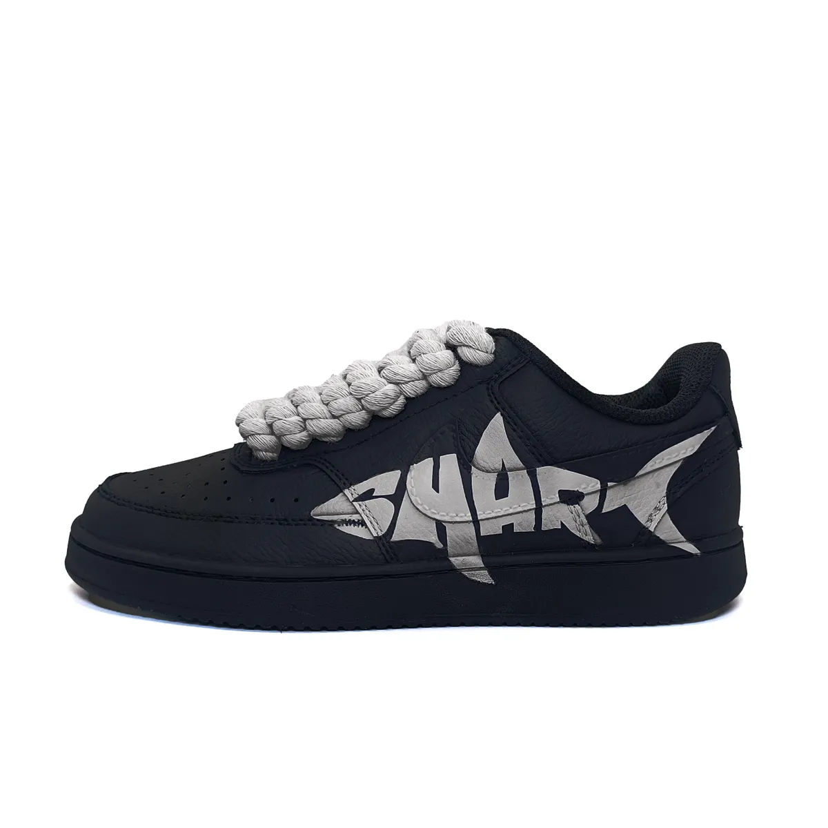 Nike Court Vision Great White Shark Dark Gray Slip Resistant Abrasion Resistant Slip Resistant Abrasion Resistant
