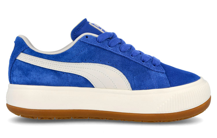 Женские кеды PUMA Suede Mayu Up (синие) — фото 2