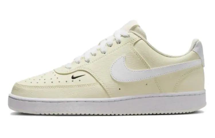 Nike Court Vision Low Next Nature White Black Pale Ivory Women's