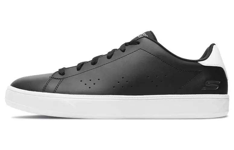 Skechers Go Vulc 2 Slip Resistant Cushioning Low top Skateboard Shoes Black White