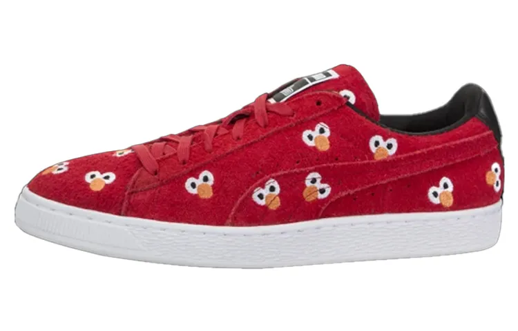 PUMA Suede Skate Shoes Men's Low-top Red