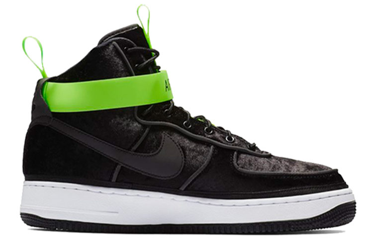 Кеды Nike Air Force 1 VIP (черно-желтые) — фото 2